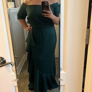 Formal emerald dress dress